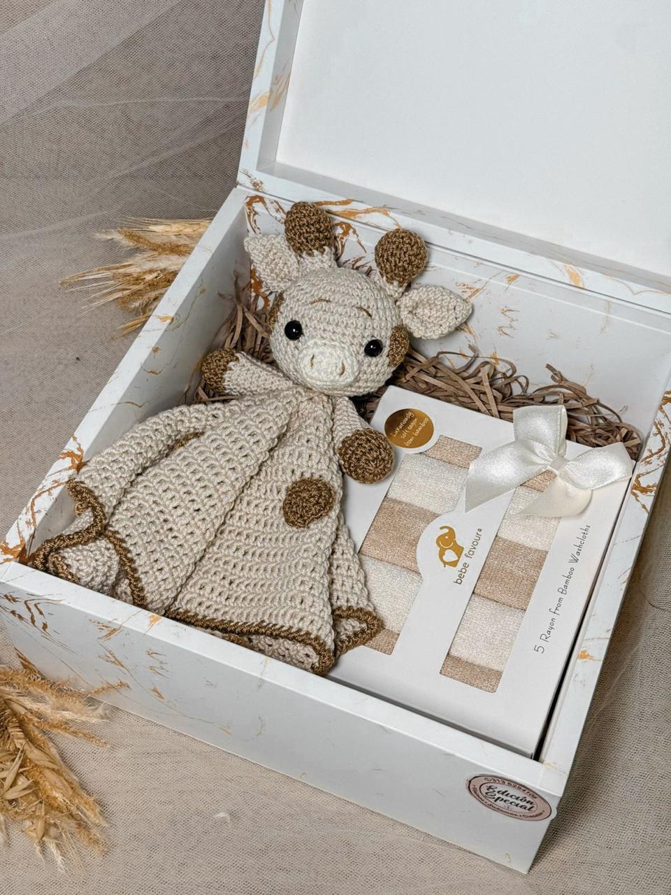 Caja Regalo Apego Manta Jirafa