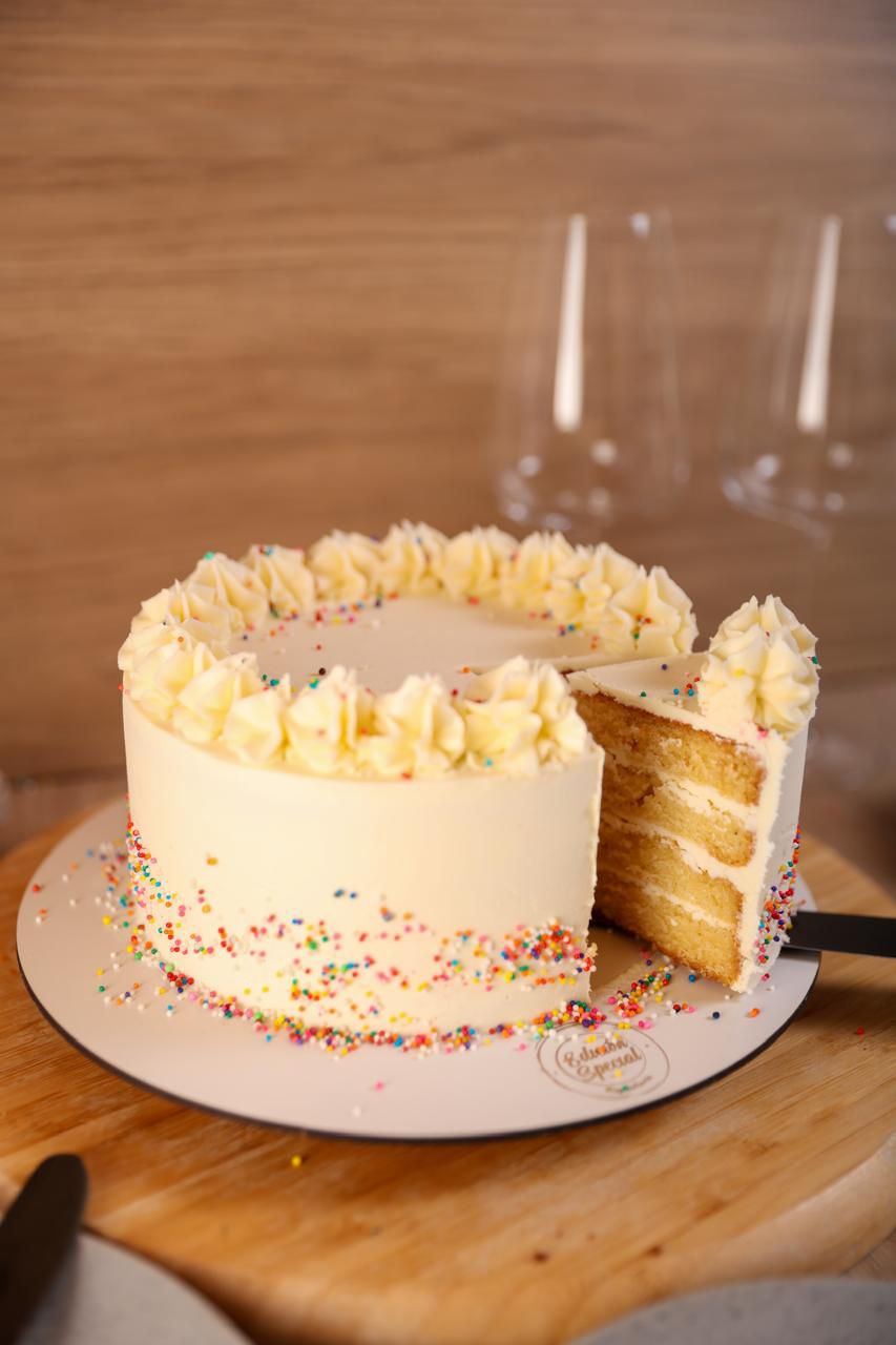 Torta de Vainilla Suave