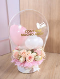 Arreglo Globos + Rosas
