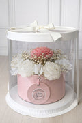 Bouquet decorativo velas rosas con aroma + empaque
