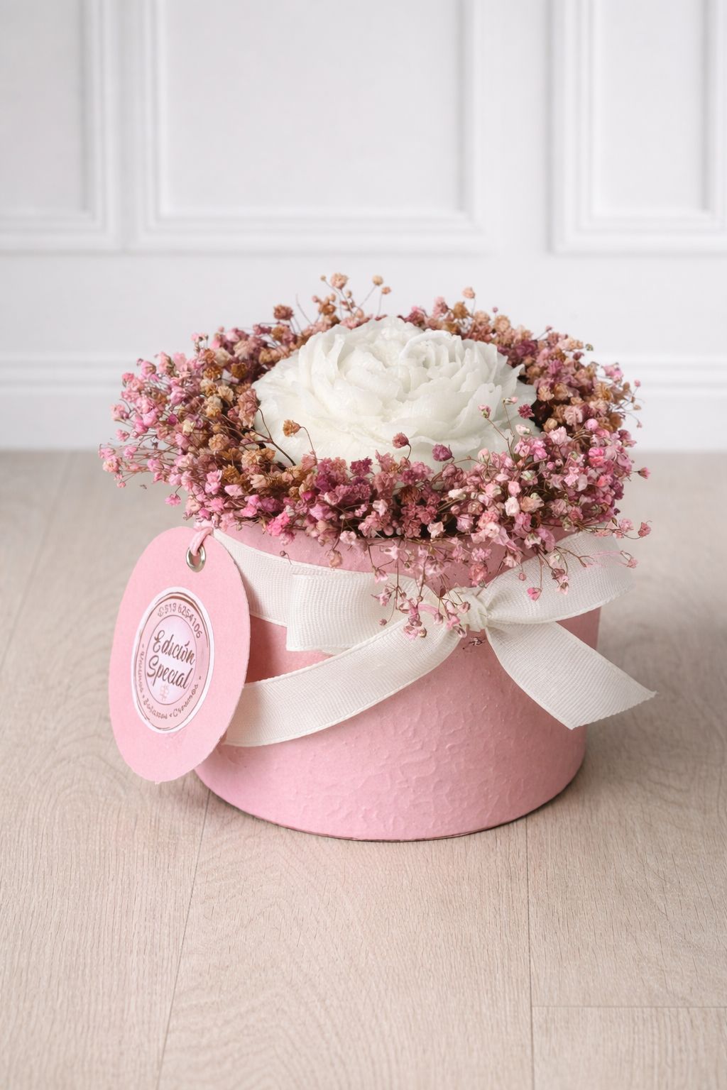 Bouquet decorativo vela 1 Rosa